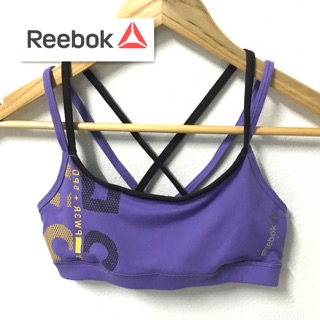 💜Reebok Spot Bra Size S มีช่องใส่ฟองน้ำ