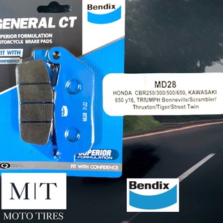 ผ้าดิสเบรค BENDIX ทุกรุ่น HONDA CBR250/300/500/650