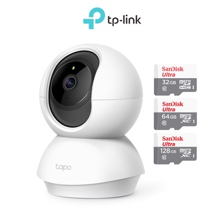 TP Link Tapo C210 กล้อง 3 ล้านพิกเซล Home Security Wi-Fi Camera 2K ปรับมุม หมุนได้ 360° ความละเอียด 3 ล้าน รับประกัน 2 ปี ( TP-Link กล้องวงจรปิดไร้สาย IP Camera  กล้องวงจรปิด WiFi ใช้ เมมโมรี่การ์ด SanDisk Memory card Micro SDCARD / TF Card )