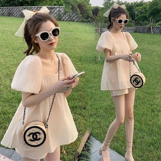 ชุดคลุมท้อง เซ็ต เสื้อ + กางเกงขาสั้น  AA3819