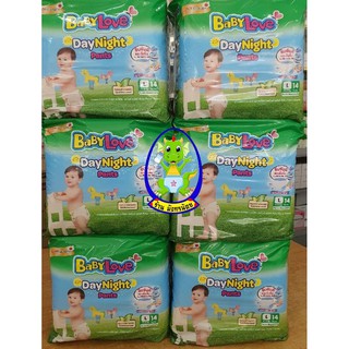 **** ขายยกลัง 6 ห่อ **** โฉมใหม่ Babylove เบบี้เลิฟ ห่อเล็ก L14 *6 = 84 ชิ้น