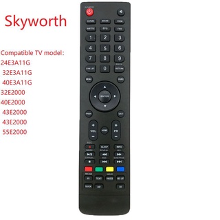 Coocaa Skyworth Smar LCD LED 3D TV รีโมตคอนโทรลสมาร์ททีวี ของแท้ Fernbedienung 24E3A11G 32E3A11G 40