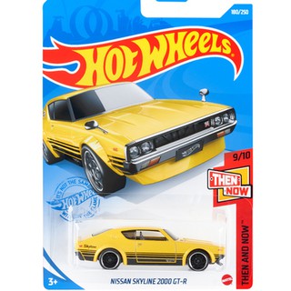 รถเหล็ก HOTWHEELS ของแท้ Nissan Skyline 2000 GT-R (Yellow)