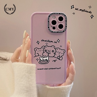 Iphone case cartoon cake bear tpu soft Case For iPhone 11 Pro Max X Xr Xs Max 7 8 Plus Se 2020 12 pro max 12 mini 13 pro max 13 mini