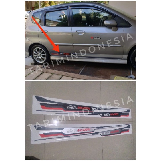Honda HRV BRV MOBILIO ด้านข้าง Body Sticker รุ่น mugen