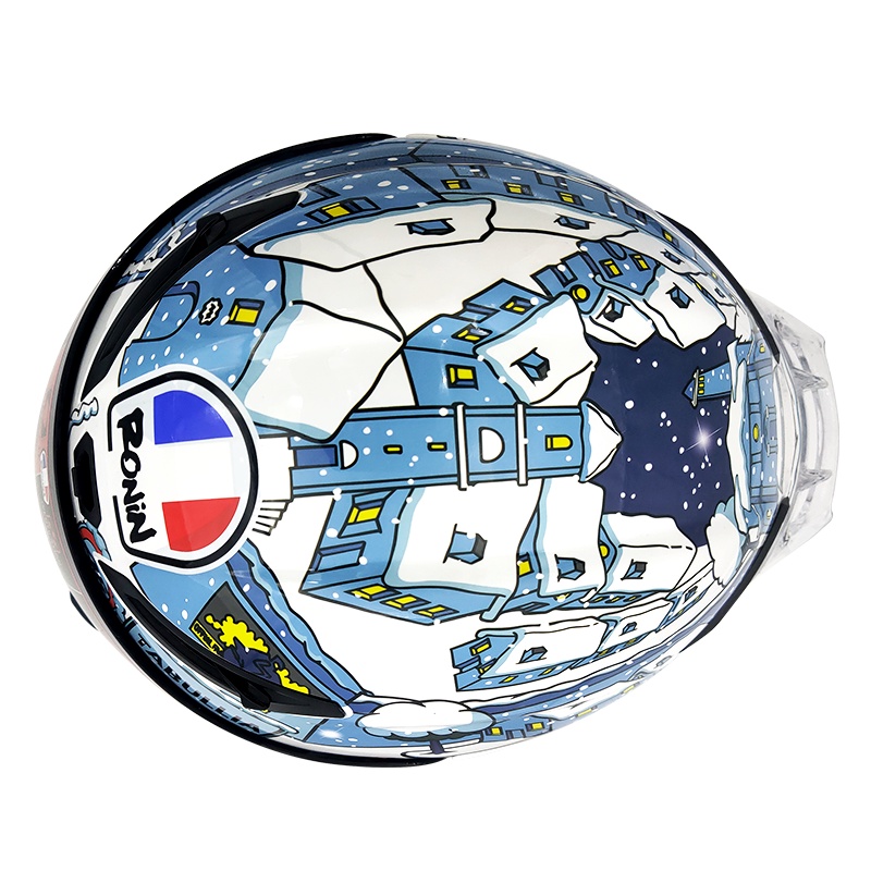 หมวกกันน็อคเต็มใบ ไซส์ L รุ่นR110-119 นวมถอดซักได้ชิวทึบ วัสดุจะเป็น ABS คุณภาพสูง - รูปที่ 5