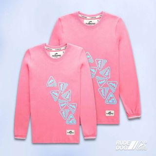 Rudedog เสื้อยืด รุ่น Diamond สีชมพู