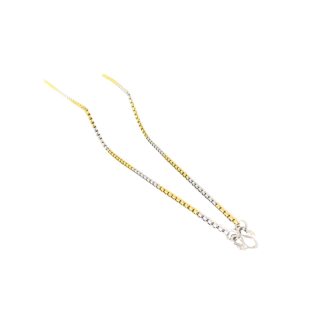 สร้อยคอสแตนเลส สร้อยสแตนเลส2กบัตริย์ ลายผ่าหวาย 2.5mm สร้อยสแตนเลสแท้ สร้อยสแตนเลสห้อยพระ ไม่ลอกไม่ดำ เลือกความยาวได้