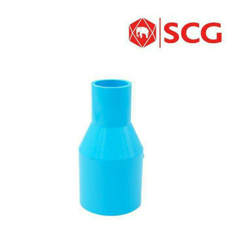 SCG ข้อต่อตรงลด-หนา พีวีซี ตราช้าง ท่อน้ำดื่ม PVC อุปกรณ์ท่อ ท่อประปา ท่อการเกษตร