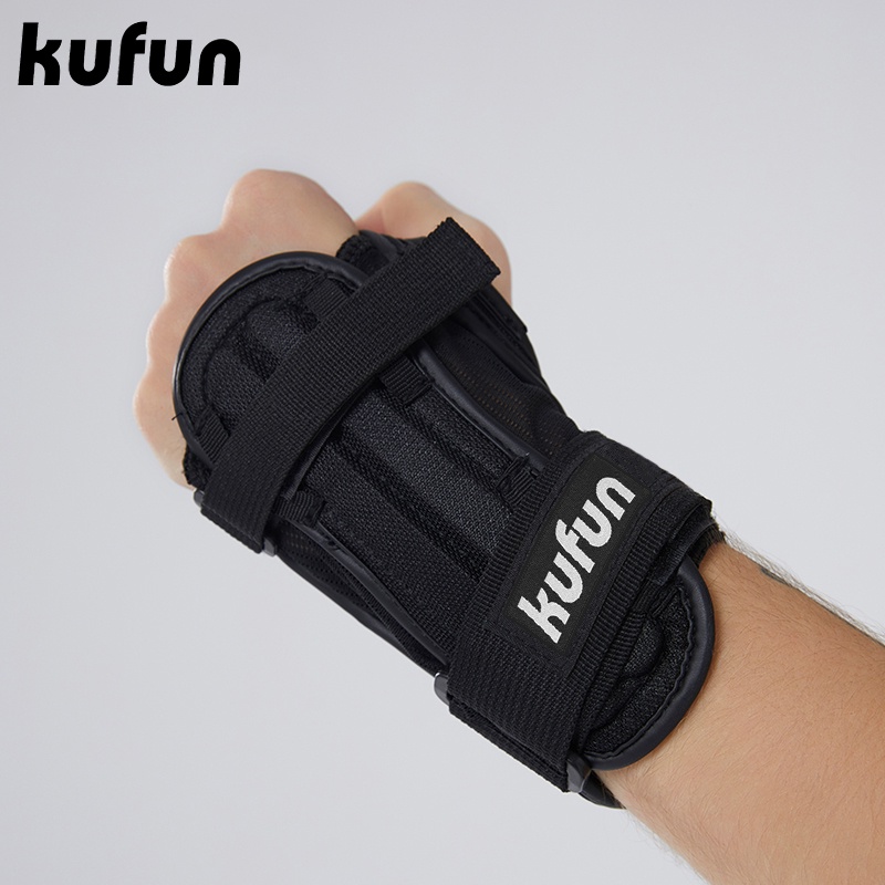 Kufun สายรัดข้อมือ ระบายอากาศ สําหรับเล่นสกี โรลเลอร์สเก็ต ผู้ใหญ่ เด็ก