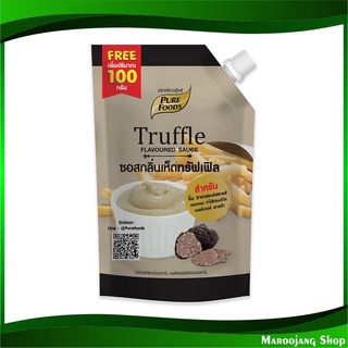 ซอสกลิ่นเห็ดทรัฟเฟิล 370 กรัม เพียวฟู้ดส์ Pure Foods Truffle Flavoured Sauce ซอส ซอสเห็ด ซอสเห็ดทรัฟเฟิล เห็ดทรัฟเฟิล