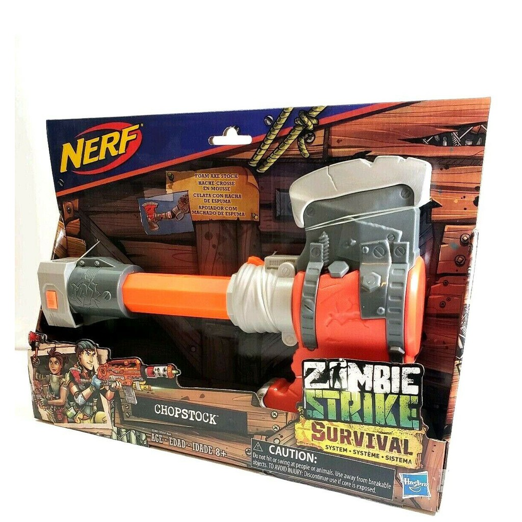 nerf zombie strike survival system chopstock