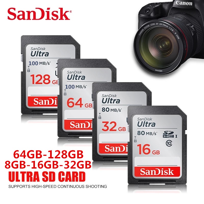 SD card memory card camera card Class10HD shooting 128gb 64gb 32gb 16gb 8gb SDHC cartao Shopee