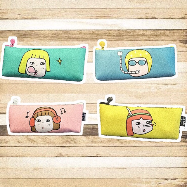 กล่องดินสอ Hey girl! ลายสีน่ารักมากคุณภาพดีรับประกัน👍🏻