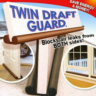 ที่ปิดช่องบานประตูหน้าต่าง​ พร้อมส่ง💥 Twin Drat Guard