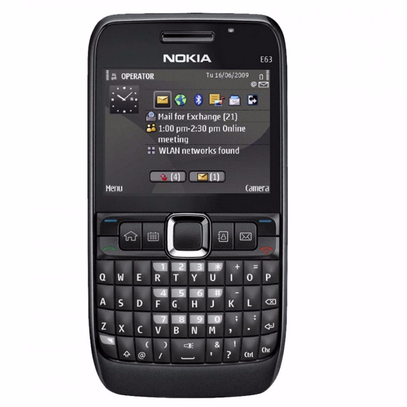 มือถือทรู มือถือราคาถูก โทรศัพท์มือถือโนเกียปุ่มกด  NOKIA E63  (สีดำ) 3G/4G รุ่นใหม่2020