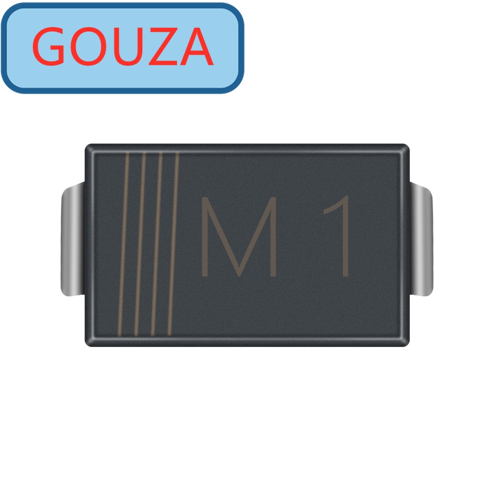 100PCS DIODE M1 1N4001 SMD 1A ไดรฟ์วงจรเรียงกระแส 50V | Shopee Thailand