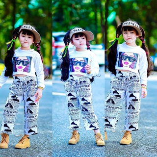 ใหม่!เสื้อผ้าเด็กงานแฟชั่นชุดเซท2ชิ้น EBONY KIDS