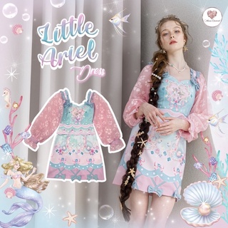 💦 Little Ariel Dress พิมพ์ลายใหม่!!!!สุดพิเศษ Mermaid Diamond Collection