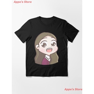 Appes Store 2021 IU Eight Chibi Bust Shot Essential T-Shirt ลีจีอึน Lee Ji Eun IU เสื้อยืดพิมพ์ลาย