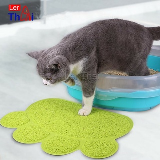 LerThai แผ่นดักทรายแมว พรมอุ้งเท้าแมวลับเล็บแมว Cat litter pad - Cat litter Mat