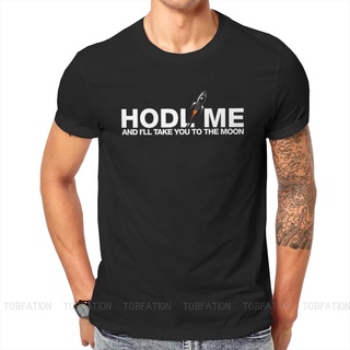 เสื้อยืด ผ้าฝ้าย พิมพ์ลายกราฟฟิค Bitcoin Cryptocurrency Meme HODL ME โอเวอร์ไซซ์ สไตล์คลาสสิก แฟชั่นฤดูร้อน สําหรับผู้ชา