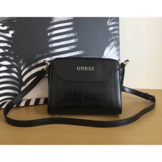 GUESS CROC SHOULDER BAG