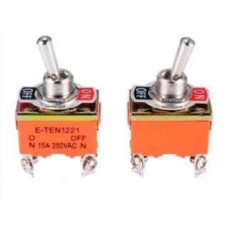 สวิทช์โยก 2ขา 3ขา 4ขา 6ขา ON-ON /ON-OFF /ON-OFF-NO Toggle Switch 15A/250VAC 2PIN 3PIN 4PIN 6PIN