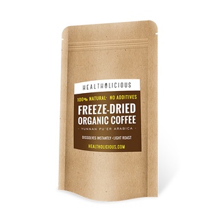 กาแฟ Arabica ฟรีชดราย พร้อมชง กลิ่นหอมมาก INSTANT COFFEE FREEZE-DRIED by HEALTHOLICIOUS