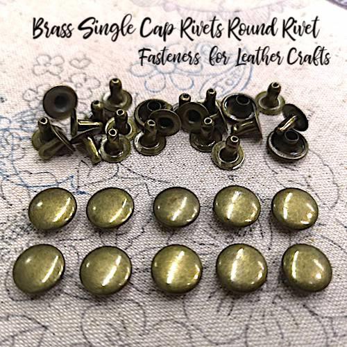 10mm 30set 8M2313C หมุดตอก หมุด หน้าเดียว เหลืองดำ ขนาด 10 มิล จำนวน 30 ชุด
