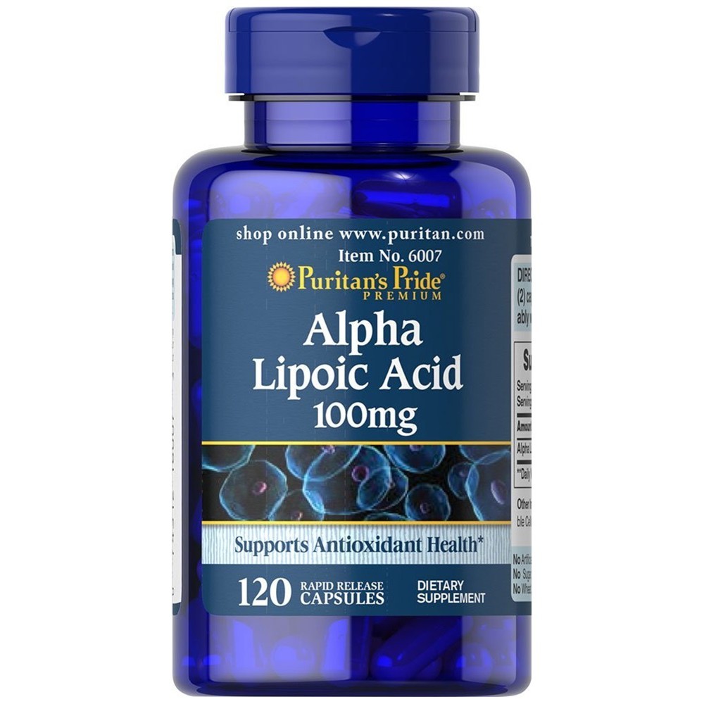 Puritan's Pride Alpha Lipoic Acid 100 mg / 120 Capsules