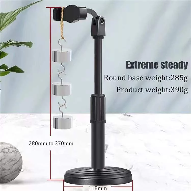 (พร้อมส่งจากไทย)ที่วางโทรศัพท์ ขาตั้งโทรศัพท์ ขาจับโทรศัพท์ ปรับสูงต่ำได้ ขาตั้งไลฟ์สด thumbnail 6