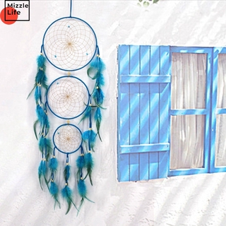 Mizzle   Indian Handmade Dream Catcher with Feathers Wall Hanging Decoration Ornament Wolf Dreamcatcher