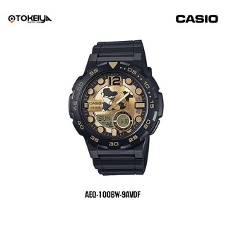 Casio Digital นาฬิกาข้อมือ รุ่น AEQ-100BW-9AVDF ของเเท้ประกันศูนย์ CMG 1 ปี