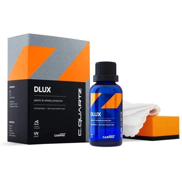 CARPRO CQuartz DLUX ผลิตภัณท์เคลือบเซรามิกสำหรับผิวพลาสติก ล้อแม๊กซ์ และยาง อยู่ได้นาน 1 ปี **พร้อมส่ง ของแท้ 100%**