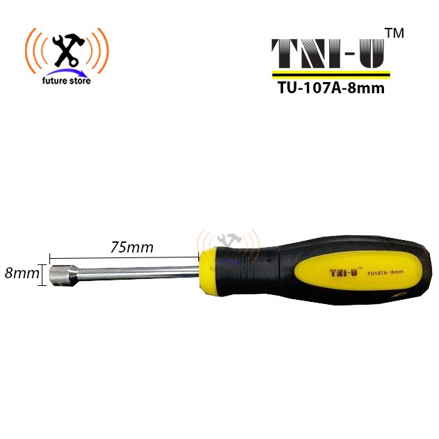TU-107A-8mm - กุญแจ 3 มือจับ TNI-U เส้นผ่านศูนย์กลาง 8 มม. - 73989