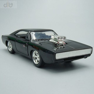 1:32 โมเดลรถยนต์ Fast &amp; Furious Dodge Charger R/T ของเล่นสําหรับเด็ก