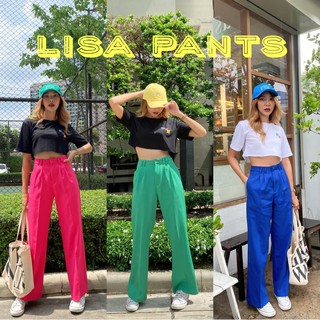 Lisa Pants กางเกงขากระบอกตรง เอวสูง รุ่นใหม่