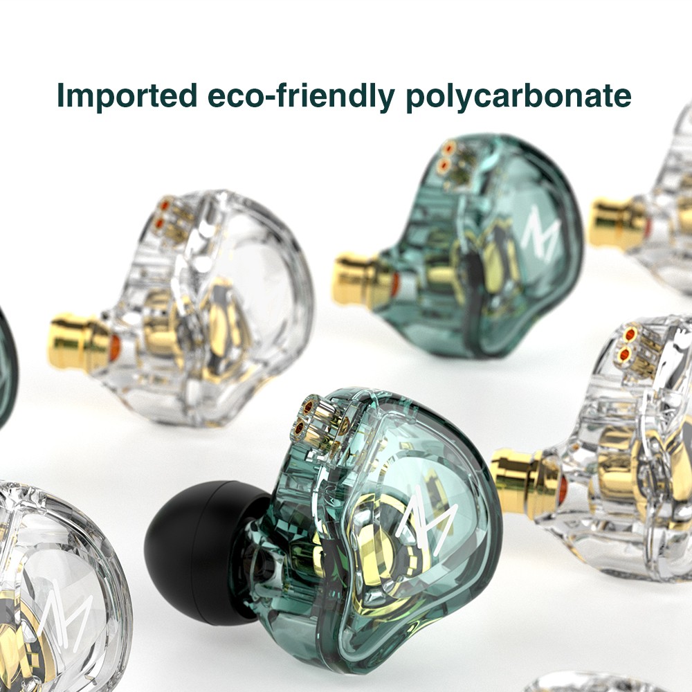 TRN MT1 3.5mm/Type C หูฟัง iem เปลี่ยนสายได้ 2pin มี Mic หูฟังอินเอีย inear เสียงใส รายละเอียดคมชัด