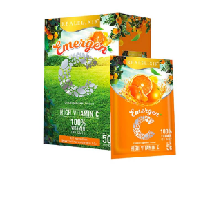 REAL Emergen-C 1,000mg. (10ซอง) วิตามินซี ชงดื่ม 365wecare