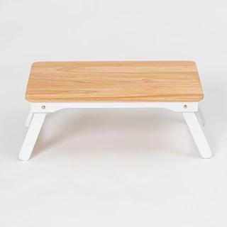THEWOOD 'S TALE โต๊ะพับ วางคอมพิวเตอร์ ใช้ทำงาน LAPTOP TABLE ไม้แท้ ใช้วางแล็ปท๊อป ทำงานบนเตียง/พื้น
