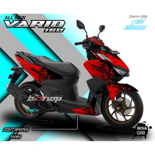 สติกเกอร์ พิมพ์ลาย Vario160 สําหรับติดตกแต่งรถจักรยานยนต์