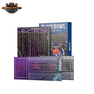 [พร้อมส่ง]WARHAMMER:BLOOD BOWL: DARK ELF PITCH &amp; DUGOUTS