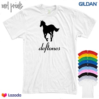 MRL Prints - Unisex Tshirt Deftones Logo male guy boy rider shirt shirts t tshirts tee men sale animเสื้อยืด