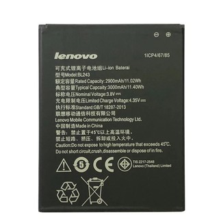 แบตเตอรี่สำหรับLenovo BL243 Lemon K3 หมายเหตุK50-T5 A7000 A5500 A5600 A7600 2900MAhสำรองBateria