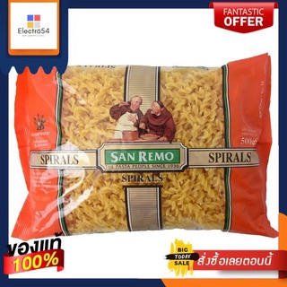 (แพ็ค2)Spirals Macaroni San Remo 500g/มักกะโรนีเกลียว ซาน เรโม 500g(2 packs)Spirals Macaroni San Remo 500g/Spiral Macaro