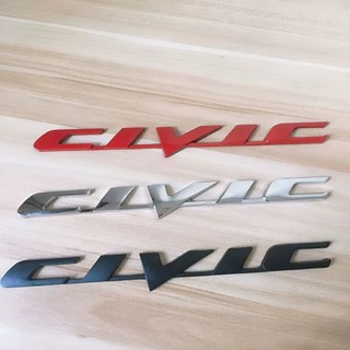 สติกเกอร์โลโก้ Honda Civic Fc