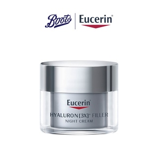 Eucerin ยูเซอริน ไฮยาลูรอน(3เอ็กซ์) ฟิลเลอร์ ไนท์ ครีม 50 มล.