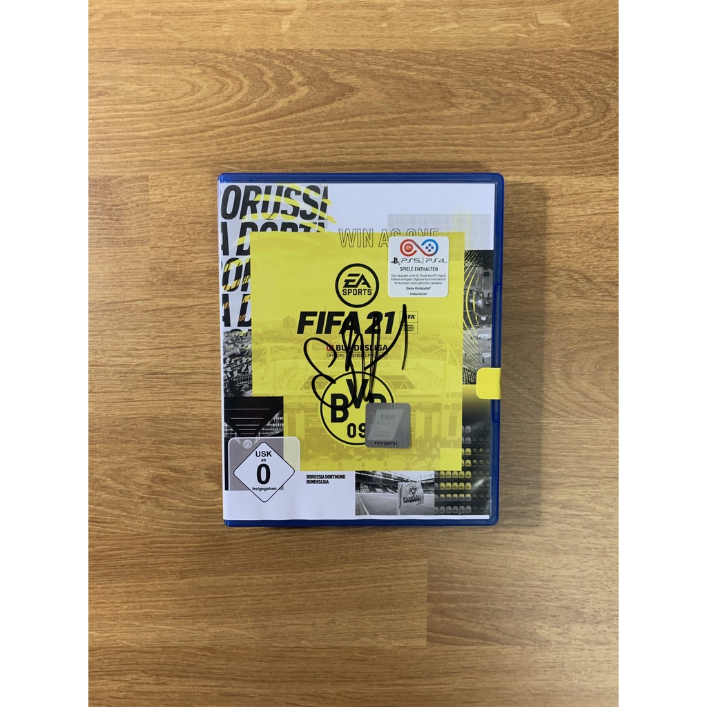 PS4 FIFA 21 BVB Borussia Dortmund Edition พร้อมลายเซ็น ERLING HAALAND autograph