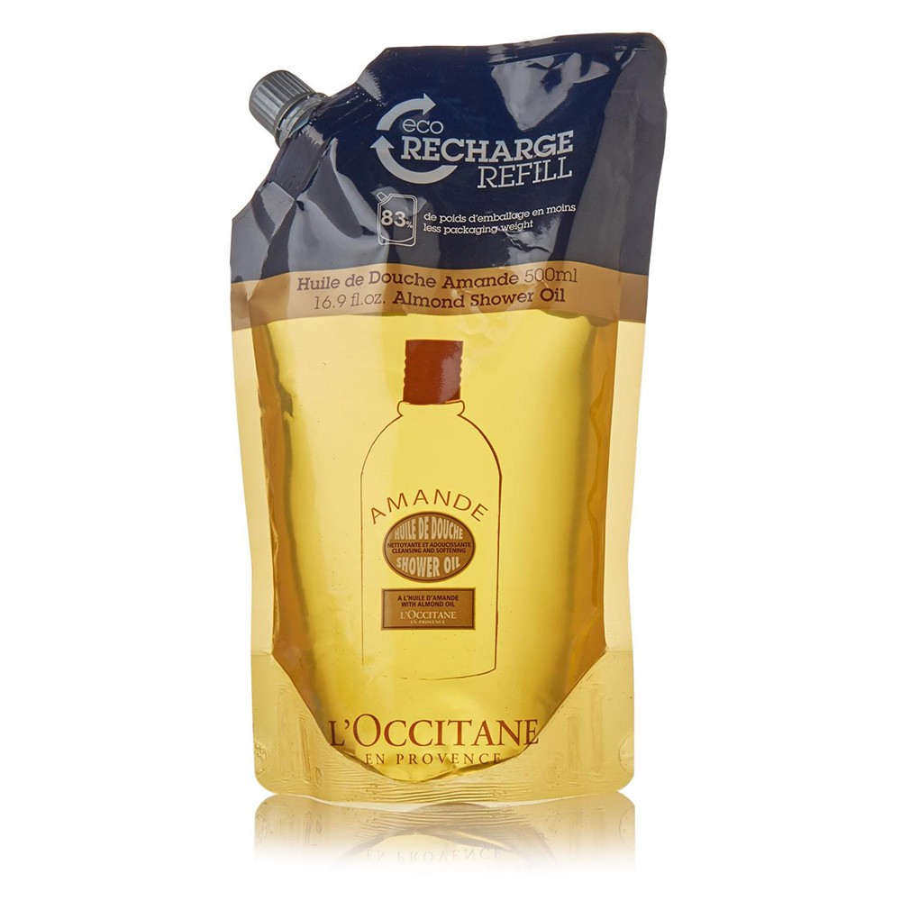 L'Occitane Almond Shower Oil Refill 500 ml. Shopee Thailand